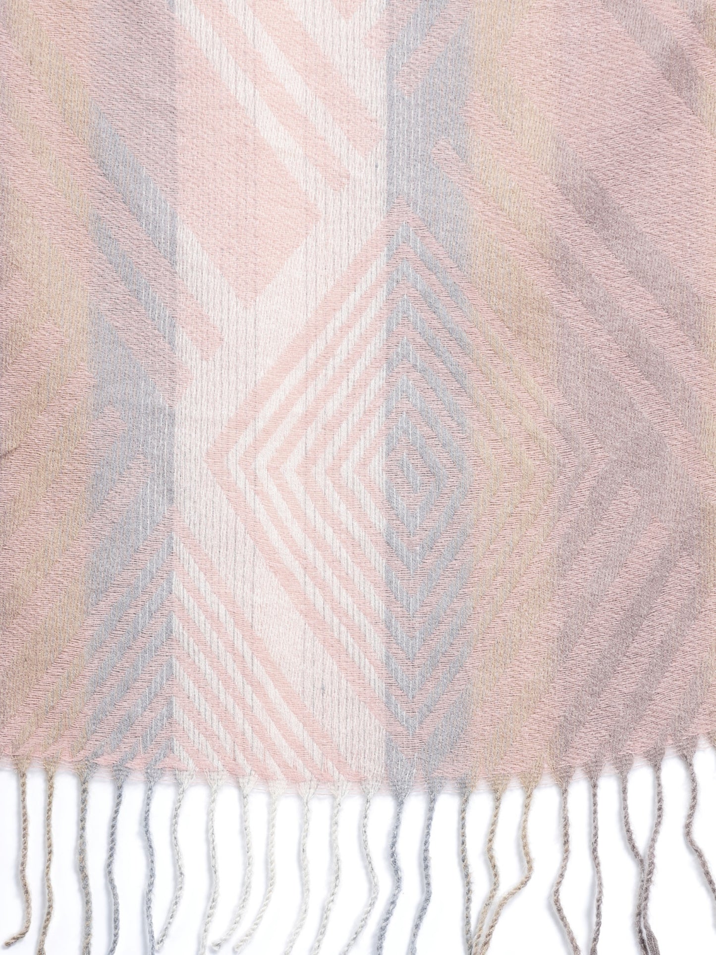 MAFADENY WINTER WRAP PEACH STOLE - COZY COMFORT IN SUBTLE ELEGANCE