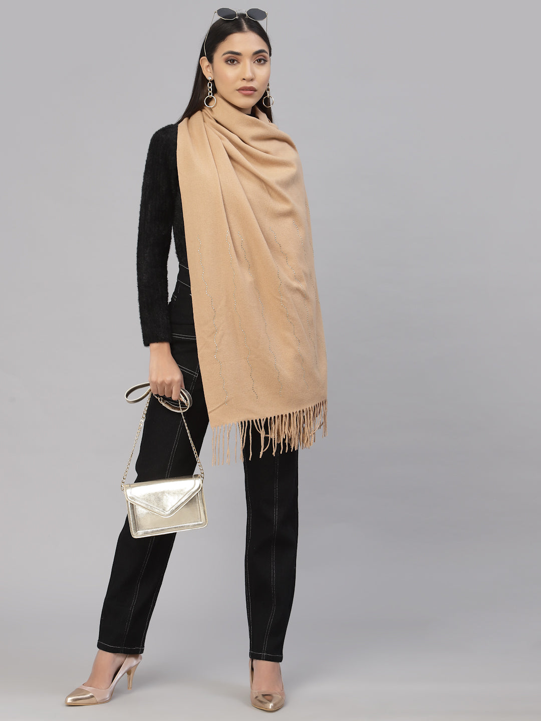 Mafadeny Women Khaki Stole