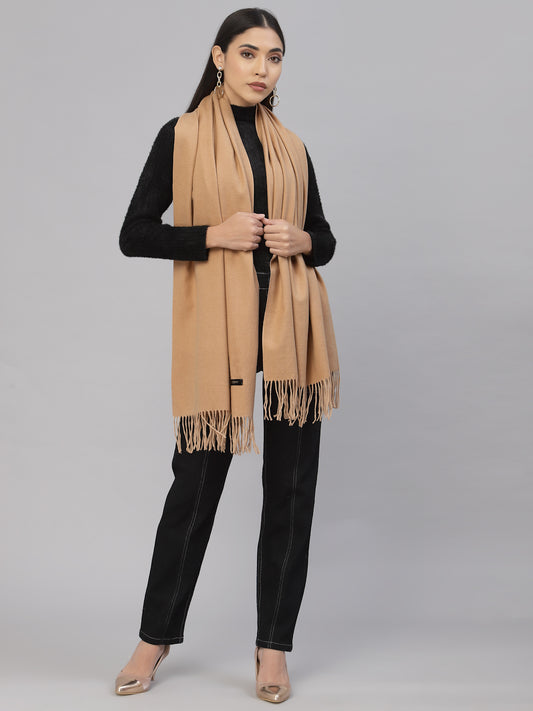 Mafadeny Women Brown Stole