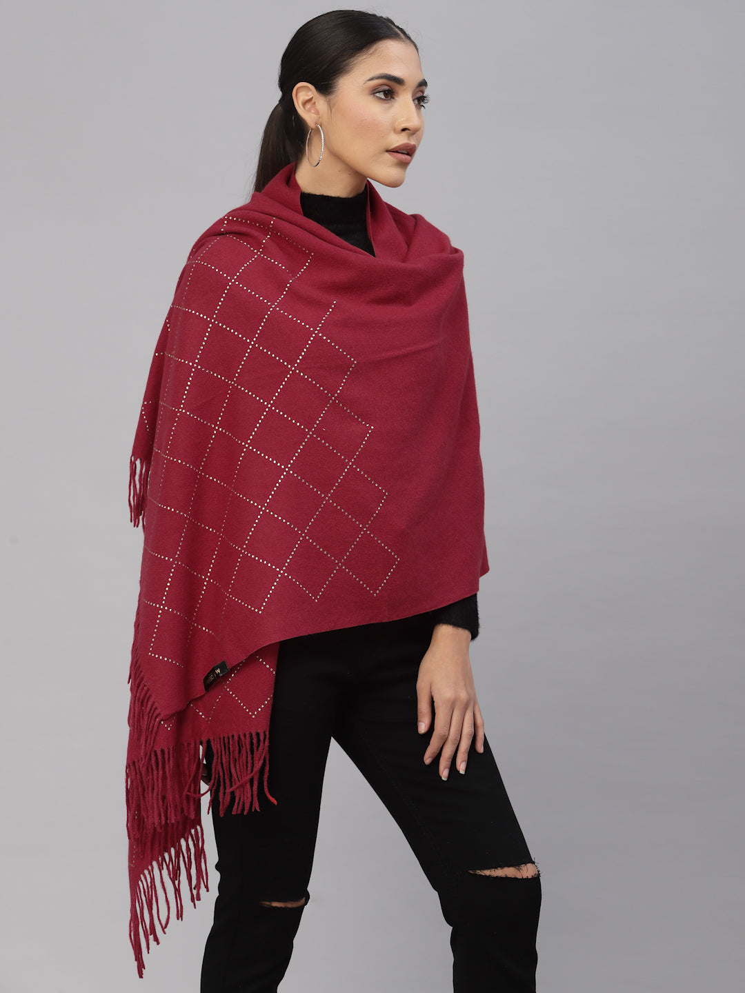 Mafadeny Embroidered Stole