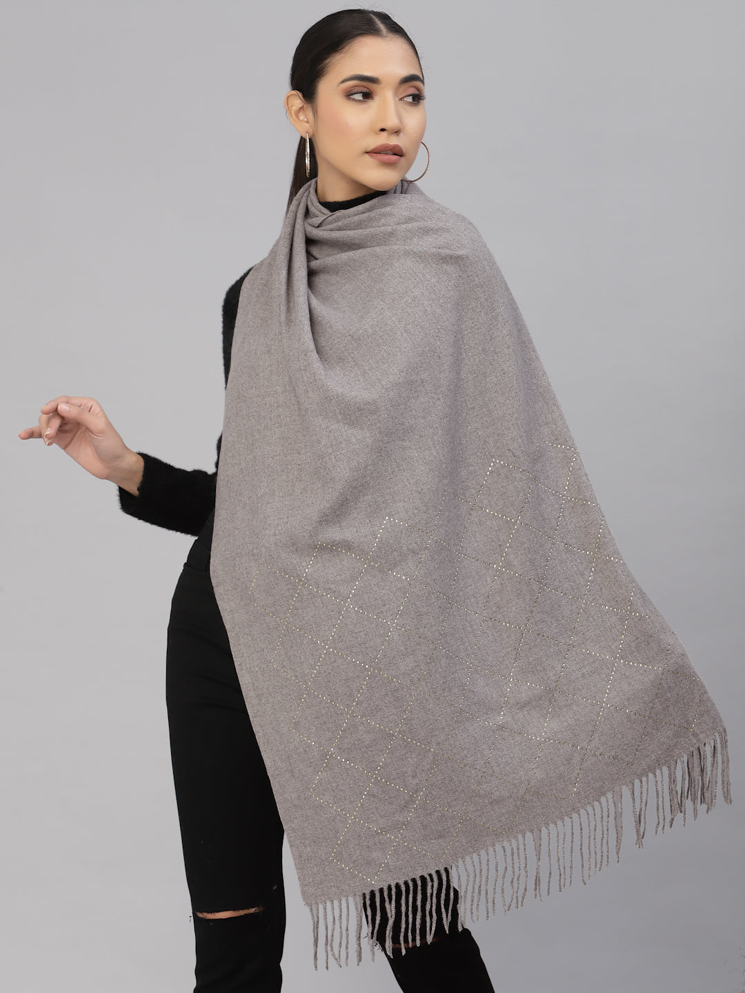 Mafadeny Woven Design Stole