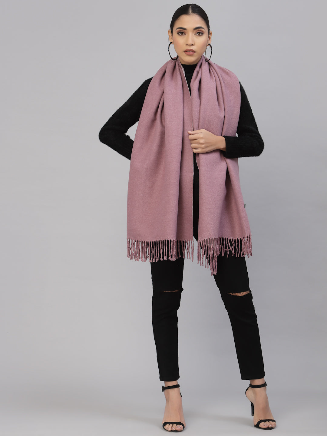 Mafadeny Women Mauve Stole