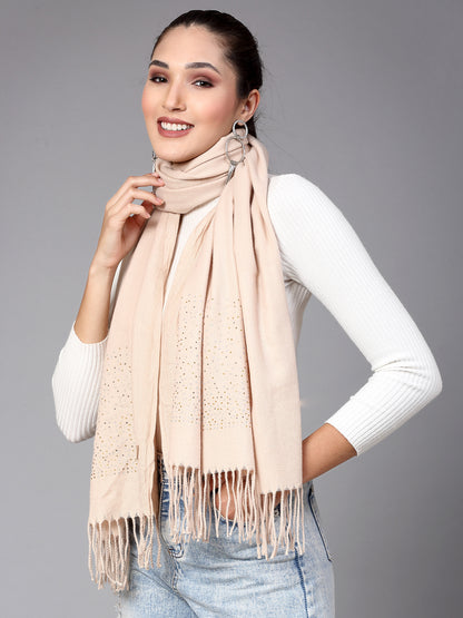 MAFADENY WINTER WRAP FAWN STOLE - COZY COMFORT IN SUBTLE ELEGANCE