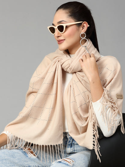 MAFADENY WINTER WRAP FAWN STOLE - COZY COMFORT IN SUBTLE ELEGANCE