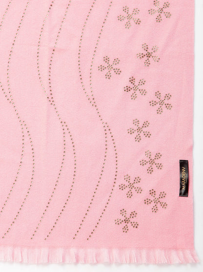 Mafadeny Women Pink Stole