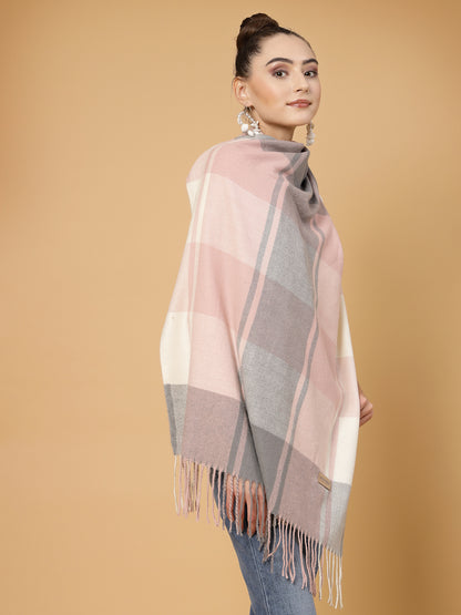 MAFADENY WINTER WRAP WINE STOLE - COZY COMFORT IN SUBTLE ELEGANCE