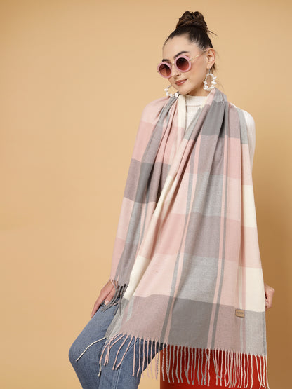 MAFADENY WINTER WRAP WINE STOLE - COZY COMFORT IN SUBTLE ELEGANCE