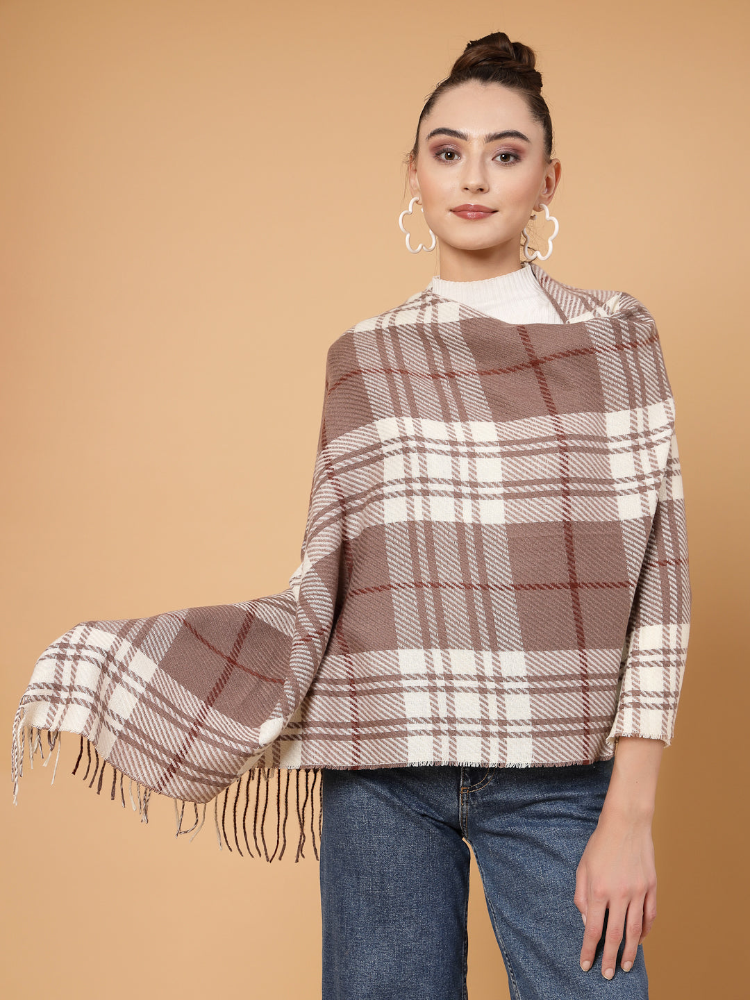 MAFADENY WINTER WRAP ONION STOLE - COZY COMFORT IN SUBTLE ELEGANCE