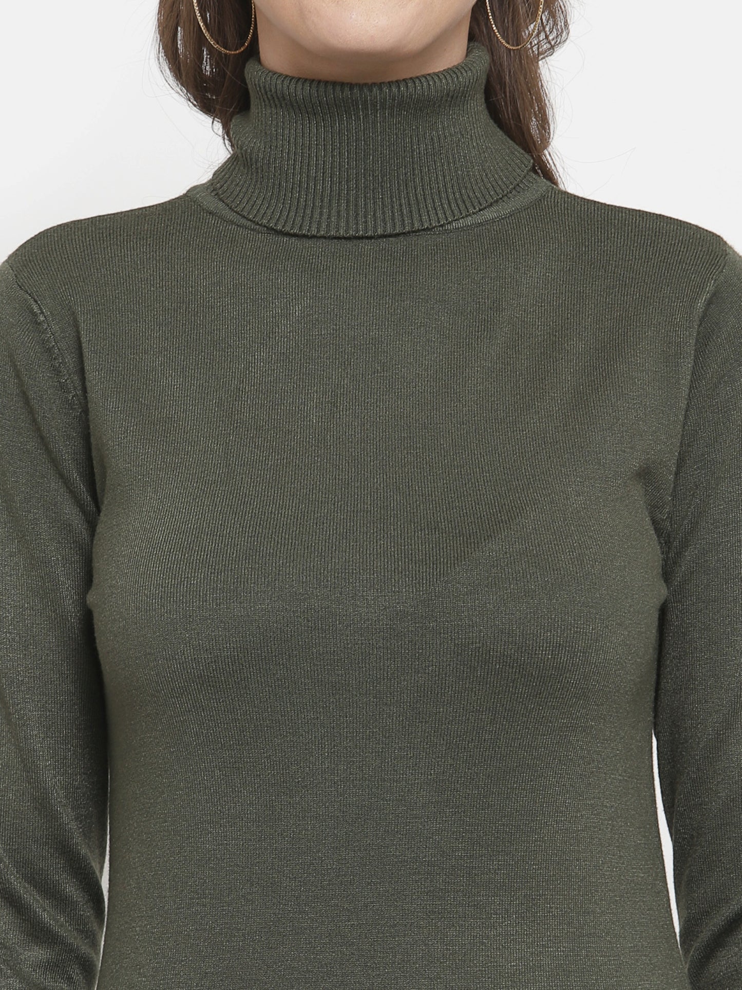 Mafadeny Winter Wear D.Green Warmed Pullover