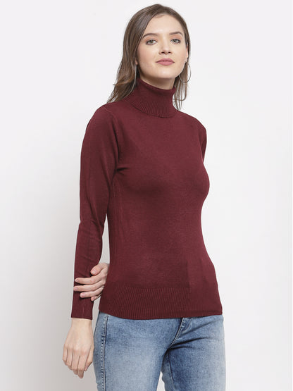 Mafadeny Winter Wear D.Wine Warmed Pullover