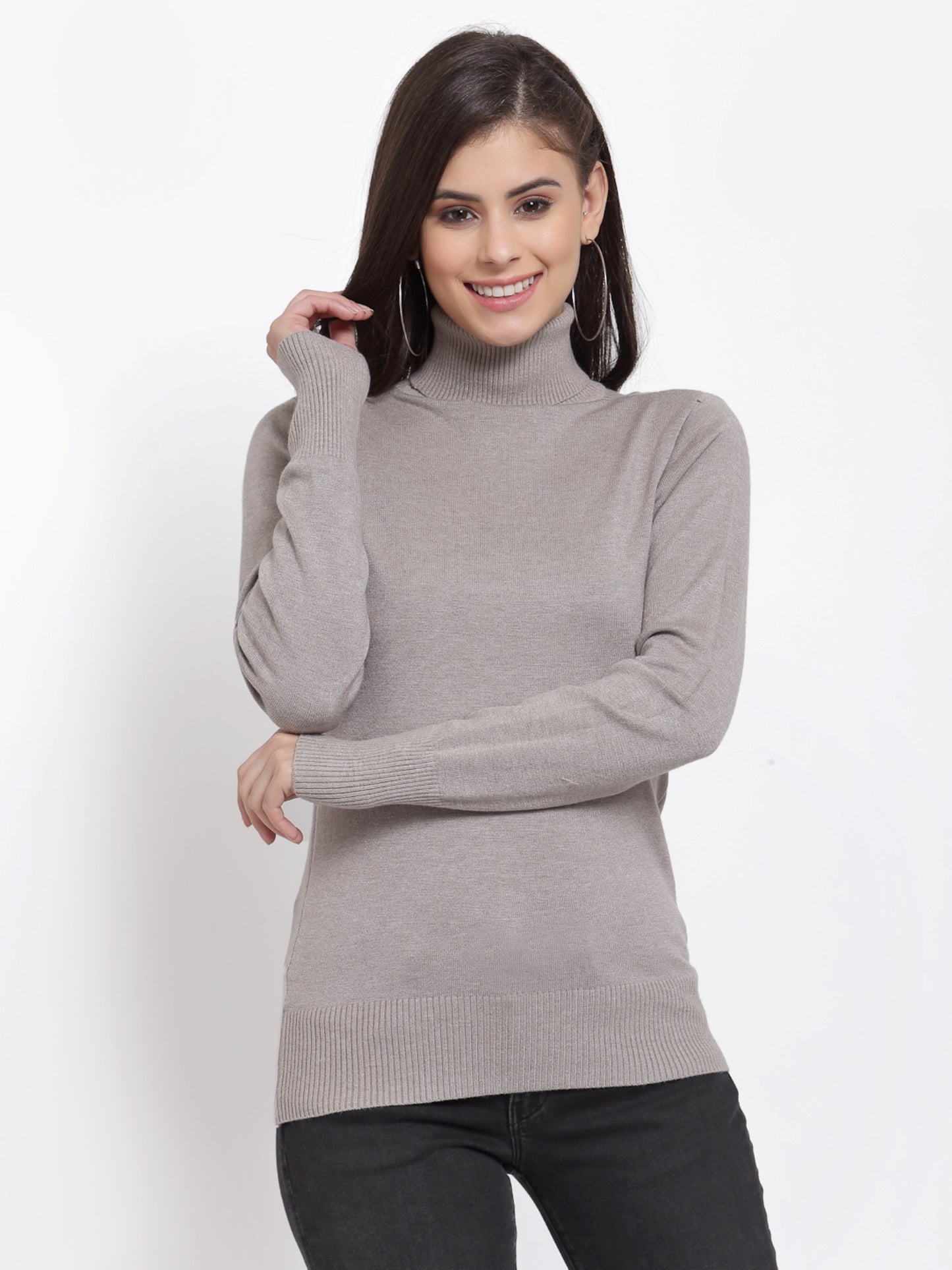 Mafadeny Winter Wear Mauve Warmed Pullover