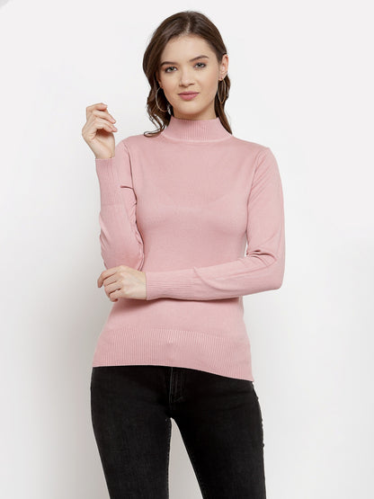 Mafadeny Winter Wear Peach Stylish & Cosy  Pullover