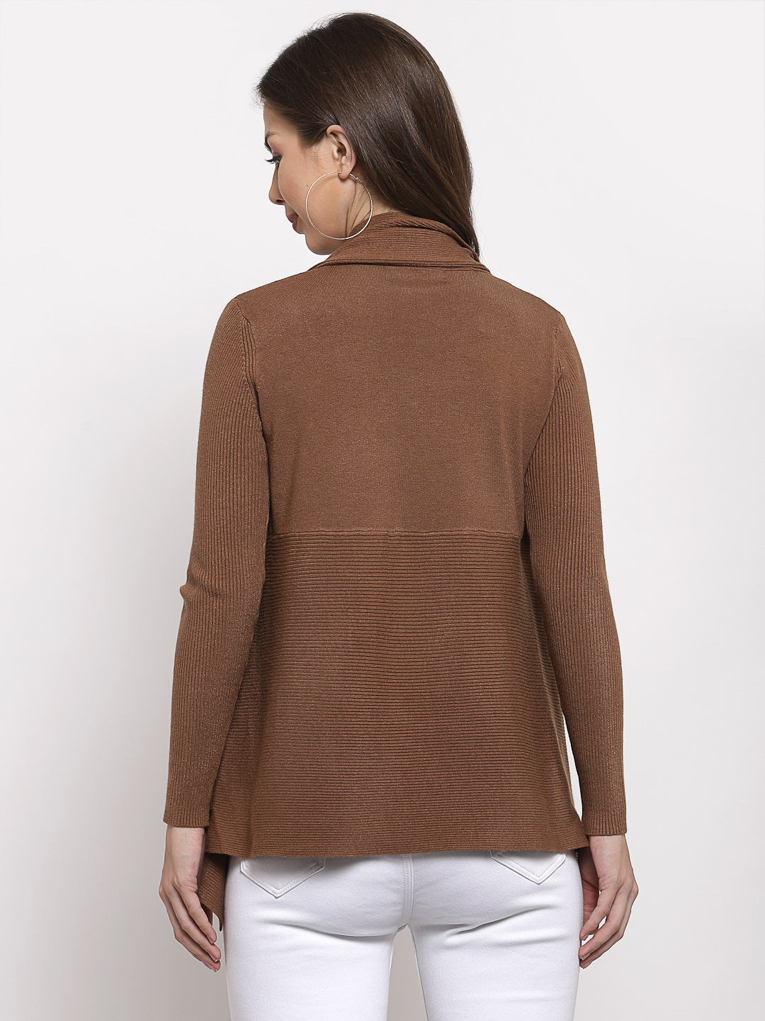 Mafadeny Women Winter Wear Camel Shrug