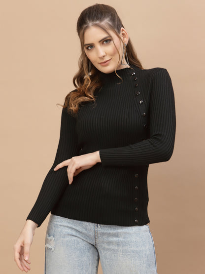 Mafadeny Winter wear Black Pullover