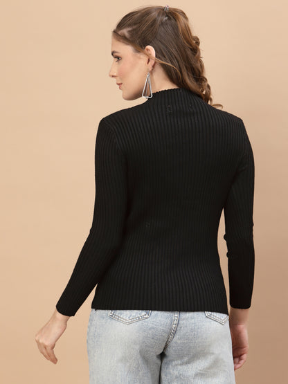 Mafadeny Winter wear Black Pullover