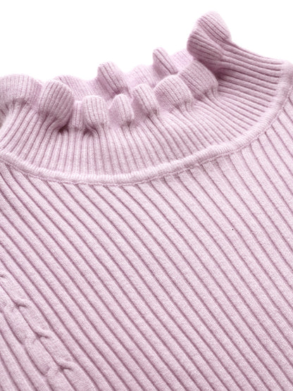 Mafadeny Winter wear Mauve Pullover