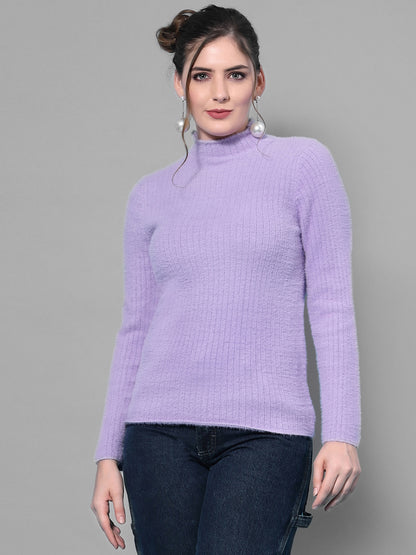 Mafadeny Winter wear Lavender Stylish Pullover