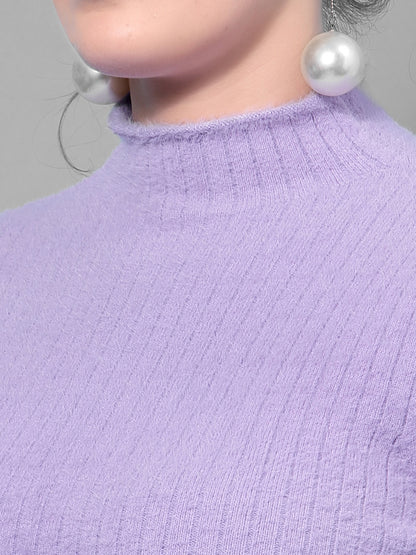 Mafadeny Winter wear Lavender Stylish Pullover