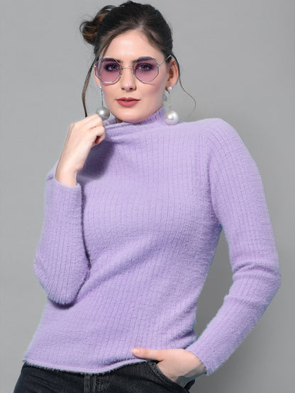 Mafadeny Winter wear Lavender Stylish Pullover