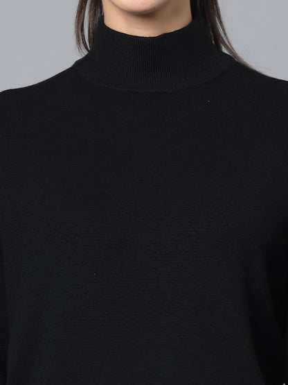 Mafadeny Winter Wear Black Stylish & Cosy  Pullover